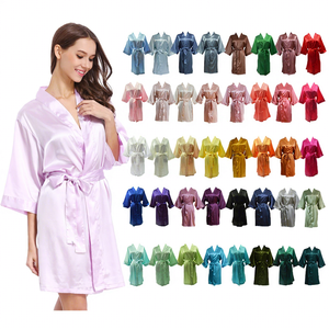 Vestido de Novia de Lujo para Mujer, Talla Grande, para Damas de Honor, Boda, Matrimonio, Kimono de Seda y Satén - Product Image 1
