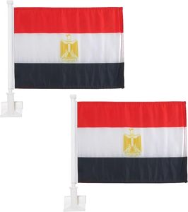 Drapeau de voiture personnalisé Égypte, style national, pour événements sportifs, galas, <span class=keywords><strong>voyages</strong></span> routiers, décoration patriotique - Product Image 2