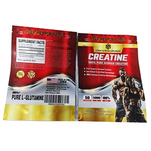 Nhà cung cấp chuyên nghiệp của Creatine eaa + BCAA bao bì nhãn bổ sung túi nhựa kim loại sang trọng Miễn phí thiết kế đứng lên túi - Product Image 3