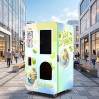 Nouvelle machine distributrice automatique de crème glacée molle pour centres commerciaux avec garantie d'un an et durée de vie très longue pour le chocolat au lait
