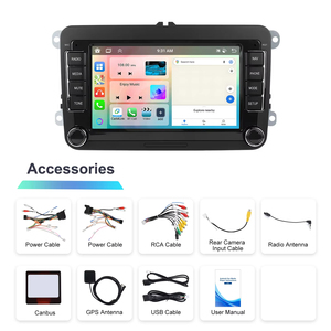 Radio para Auto Podofo de 7'' con Android, 4+64G, Carplay/Android Auto Inalámbrico, GPS, WIFI, BT, FM para Volkswagen/VW/PASSAT/POLO/GOLF 5 6/TOURAN - Product Image 6