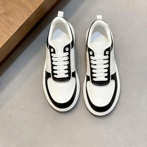 Chaussures de sport pour hommes tendance, respirantes, imperméables, en cuir véritable, à lacets, en maille, de haute qualité, luxueuses, de marque - Product Image 4