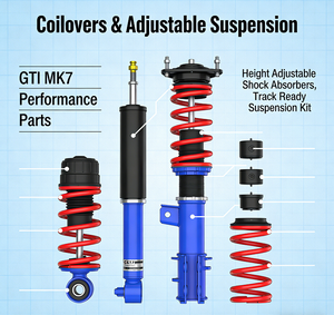 Kit de Suspensión de Amortiguadores Ajustables de Acero para E46 GTI MK7 2015-2019, Amortiguadores de Alto Rendimiento para Tuning de Automóviles - Product Image 5