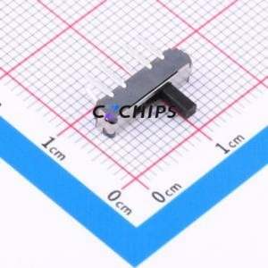 MSS-23D18G4 051 Slide Switch DIP Switch Double Pole Three Throw Rectangle Pin Header PC Pin Through Hole - Product Image 1