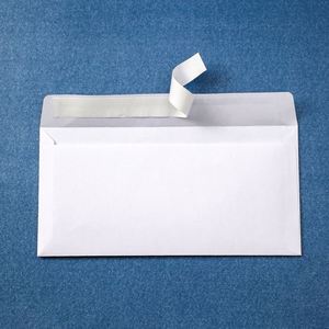 SWA0910 Factory Business <b>White</b> Customized Shape <b>Envelope</b> Customized Logo Print Window <b>Envelope</b> 10# Self Seal Business Windowless - Product Image 3