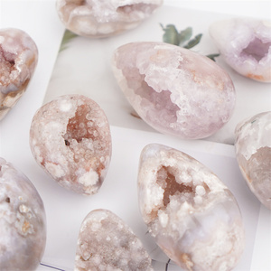 Vente en gros : Pierre précieuse naturelle <span class=keywords><strong>de</strong></span> guérison, cristal <span class=keywords><strong>de</strong></span> <span class=keywords><strong>quartz</strong></span> géode, boule <span class=keywords><strong>de</strong></span> druse, œuf <span class=keywords><strong>de</strong></span> druse en améthyste <span class=keywords><strong>rose</strong></span> pour la décoration et l'artisanat - Product Image 3