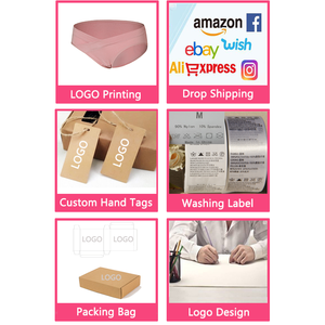 <span class=keywords><strong>M</strong></span> L XL XXL 3XL toptan özel Logo artı boyutu düşük bel nefes pamuk kadın gebelik ve annelik giyim külot iç çamaşırı - Product Image 6