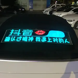 חדש זוהר LED תווית פנל EL אור פרסום פוסטר מותאם אישית לוגו הצגת פנל EL רכב מדבקה
