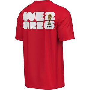 Camiseta Infantil <span class=keywords><strong>de</strong></span> la <span class=keywords><strong>Copa</strong></span> Mundial <span class=keywords><strong>FIFA</strong></span> 2026 con el Logotipo 'We Are 26', Cuello Redondo, Ropa Deportiva <span class=keywords><strong>de</strong></span> Fútbol, Transpirable, Roja - Product Image 3