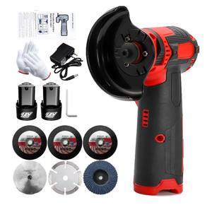 Meuleuse d'angle sans fil 12V, machine de polissage électrique avec 3 disques et batterie pour usage général - Product Image 2