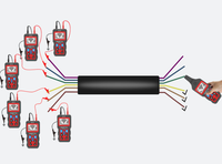 NOYAFA NF-826 Localizador de Cables Subterráneos Digital de 110V, Localizador de Cables con Precisión Estándar, Buscador de Teléfonos Portátil, Detector Eléctrico OBM