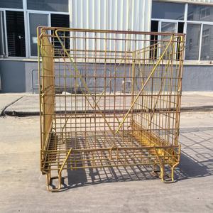 מיכל משטחים רשת תיל כבד |   מלגזה ניתנת לערום |   פלדה מגולוונת עמידה בפני קורוזיה - Product Image 3