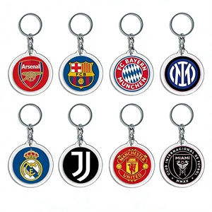 Llavero con Insignia de Equipo de Acrílico con Temática de la Copa Mundial 2026, 54 Naciones, Colgante de Doble Cara, Personalizable, Recuerdo para Fanáticos del Fútbol, Venta al Por Mayor - Product Image 1