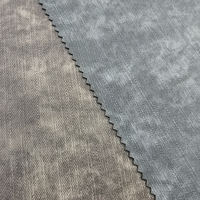 Vestes et jupes en cuir PU texturé denim imprimé et gaufré, tissu anti-moisissure pour vêtements