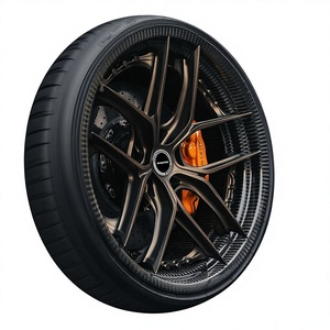 ล้อฟอร์จ 2 ชิ้น คาร์บอนไฟเบอร์แท้ สีทอง ขอบปัดเงา 5x114.3 สำหรับ Gts ขนาด 16-24 นิ้ว - Product Image 2