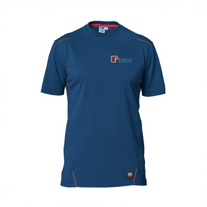 เสื้อยืดแขนสั้นสีน้ำเงิน XL ชุดทำงาน - Product Image 2