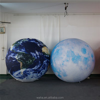 Ballon gonflable produisant l'image de la planète, 1 pièce, ballons gonflables, pour fête musicale ou discothèque