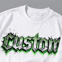 Kaos Oblong Pria TS048 100% Katun 230gsm Lengan Pendek, Sablon DTG Custom Grosir, Produsen Pakaian Profesional, OEM Logo Custom