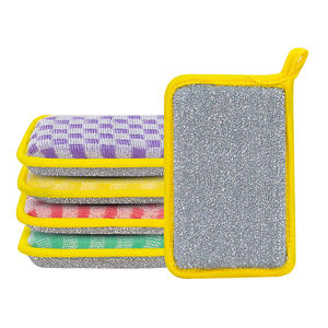 Éponge en cellulose robuste avec couche en microfibre douce, éponge de nettoyage multi-usages pour la cuisine <span class=keywords><strong>et</strong></span> le ménage - Product Image 3