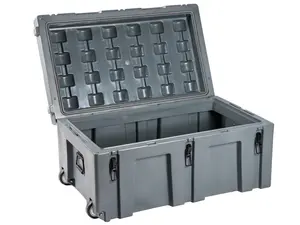 Caja de herramientas de rotomoldeo personalizada de molde rotatorio de plástico