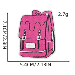 Custom Kleding Hoed Borduurwerk Patches Disco Bal Melk Oog Lip Hart Meisje Geborduurde Ijzer Op Patches Voor Tas Jurk Diy - Product Image 3