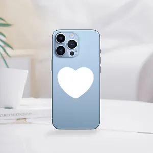 Suporte de plástico para celular, suporte branco personalizado para celular, com soquete de telefone para negócios