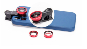 Universel 3 en 1 Clip Zoom <span class=keywords><strong>Objectif</strong></span> <span class=keywords><strong>Smartphone</strong></span> Caméra Grand Angle Fish Eye Lentille pour Téléphone Mobile - Product Image 4