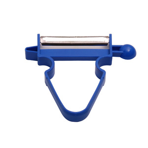 Pelador de frutas y verduras 3 en 1, rallador, triturador, juego de herramientas de cocina multifunción, azul, negro, rojo - Product Image 5