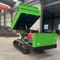 Véhicule de transport sur chenilles tout-terrain chargeur benne amphibie petit véhicule à chenilles à vendre