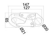 18003 mousqueton professionnel forgé en acier corde crochet à ressort de haute qualité grands snaphooks robustes
