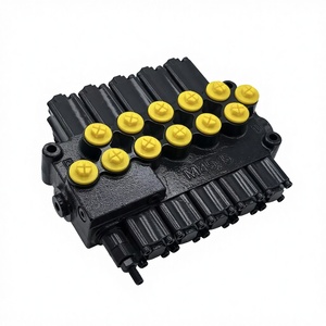 Vanne hydraulique multi-directionnelle haute performance M45-5, 5 sections pour excavatrice et grue - Product Image 3