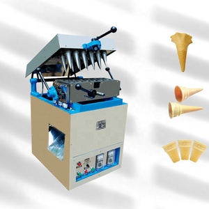 Machine à gaufres comestibles populaire pour la fabrication de cornets de crème glacée et de cornets à pizza – Offre spéciale - Product Image 3