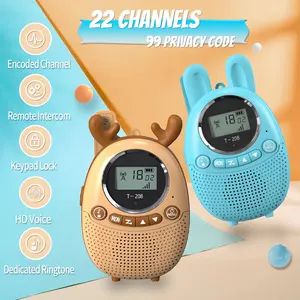 Çocuklar için 2024 çocuk günü hediyeleri Walkie Talkies 2 paket aile Walkie Talkie yetişkinler UHF radyo uzun menzilli açık kamp