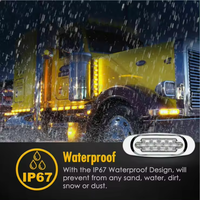 Superbleds Truck Light Accesorios Luces LED Para Camion Luz lateral para remolque Autobús Pick-UP LED Marker Lamp Para Camiones