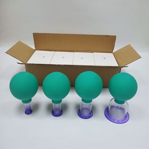 Nuevo Set de Ventosas de Vidrio con Cabezal de Goma <span class=keywords><strong>para</strong></span> <span class=keywords><strong>Masaje</strong></span> Facial Anticelulítico y Terapia China - Product Image 4