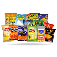 Sachet d'emballage alimentaire personnalisé imprimé, en aluminium alimentaire et plastique, pour chips