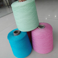 Fil de viscose coloré 16S/1 effet glacé, tissu chenille, fil à coudre pour vêtements, tricot à la main, fil texturé teint en gros