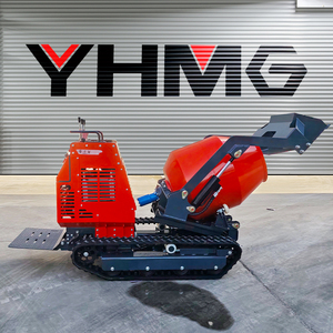 Kostenloser Versand Mini Betonmischer 300L Trommeln Kompakt lader mit Diesel-und Benzinmotor zu verkaufen - Product Image 3