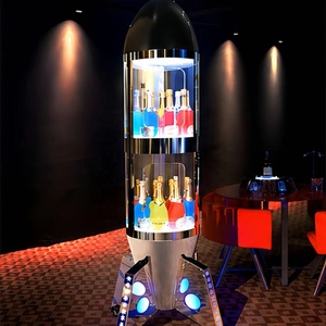 Présentoir à champagne LED en forme de fusée, support lumineux pour vin pour bars et boîtes de nuit VIP - Product Image 2