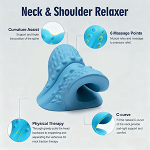 Bantal Pijat Serviks Tipe-C untuk Pijat Leher Jari Bahan EVA Dapat Dilepas Dapat Dicuci Dapat Dipakai Portabel Tidur Sehat Leher - Product Image 2