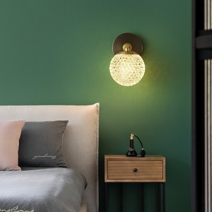 โคมไฟระเบียงวิลล่าทันสมัย โคมไฟติดผนังอะคริลิคหรูหราทำจากทองแดงทั้งหมด สำหรับตกแต่งผนังห้องนอน โคมไฟติดผนังแบบมินิมอลสำหรับทางเดิน - Product Image 6