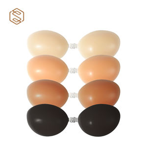 Autocollants de poitrine en silicone, sous-vêtements spéciaux pour photos de mariage, petites poitrines, épaissis, froncés, soutien-gorge invisible - Product Image 2