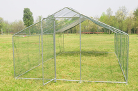 Nouveau design, enclos pliable en forme de spirale 6x3x2m pour poulailler, type A, en acier galvanisé, longue durée de vie