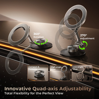 LISEN Support de téléphone sécurisé ultra magnétique pour iPhone 16 15 14 13 Series Compatible Magnetic Cases Vent Dash