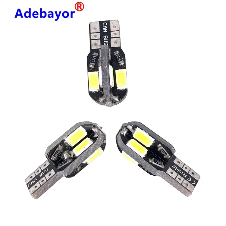 Лампы для салона автомобиля T10 5730, 8SMD, 12 В