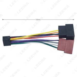 <span class=keywords><strong>Adaptateur</strong></span> de faisceau de câblage ISO 16 broches PI100 pour radio stéréo de voiture pour <span class=keywords><strong>Kenwood</strong></span> 2003-on Audio 2-Head Speaker Wire Connector Cable - Product Image 6