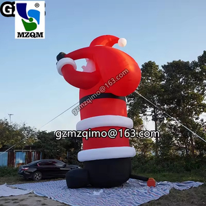 Zaino nero natale decorazione gonfiabile Babbo Natale vecchio - Product Image 4