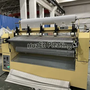 Manufacturer HuaEn pleating machine for smoking ZJ-816 ZJ816 roller cylinder custom made ruffle pleating Machine