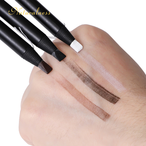 Naturaless-lápiz para cejas marrón, resistente al agua, Microblading, contorno de cejas, lápiz con cepillo, venta al por mayor - Product Image 6