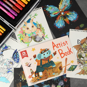 Gxin p018t6 Hot Bán Nhà Máy Giá nghệ thuật Kit DIY giáo dục màu 89 miếng nhôm + Da Hộp vẽ trẻ em nghệ thuật thiết lập - Product Image 5